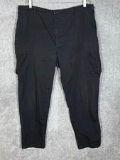 Propper Tactical Utility Cargo WORK Pants Mens Size XL Long Black Button Fly