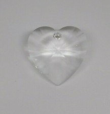 Swarovski Crystal Clear 28mm Heart 6228 Pendant; Large Size