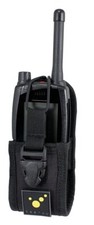 TEE-UU COM TAC Digitalfunkger&auml;te-Holster | schwarz | MOLLE-kompatibel