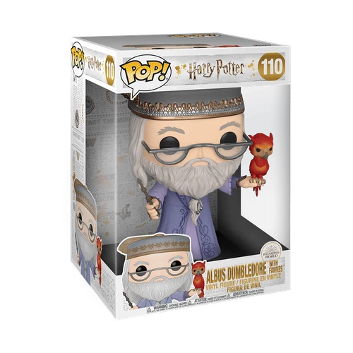 Funko Pop! Vinyl Jumbo 10 in: Harry Potter - Albus Dumbledore with Fawkes (10...