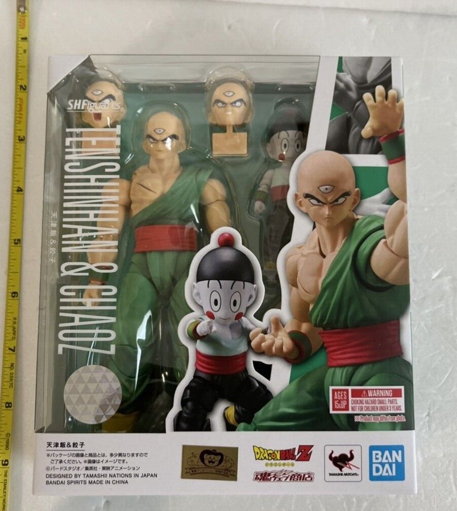 SHFiguarts Tenshinhan & Chaoz フィギュア Dragonball Z Tenshinhan Chaoz Figure S.H.Figuarts Bandai Japan