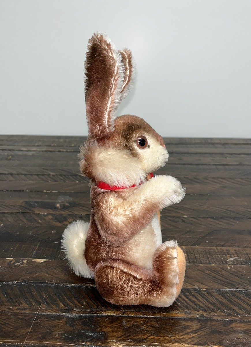 VTG Steiff 0134/28 Niki Easter Bunny Rabbit Replica Mohair Stuffed
