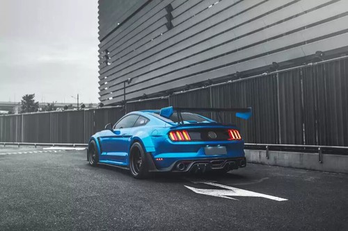 Labio alerón trasero de fibra de carbono estilo V3 R para Ford Mustang 2015-2021 - Imagen 10 de 13