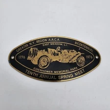 New York  AACA Bicentennial Car Club Dash Badge