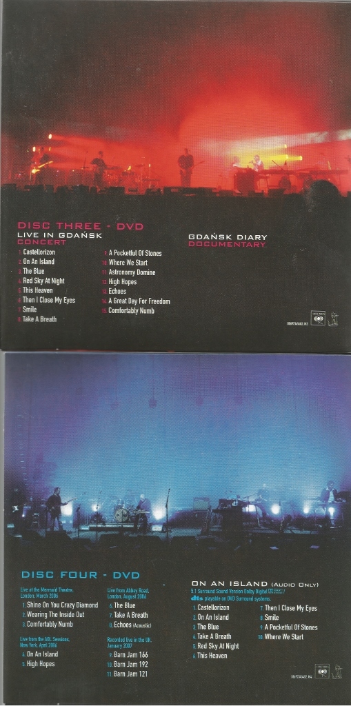 Live In Gdansk By David Gilmour 3 Cd 2 Dvd 2008 Columbia 5
