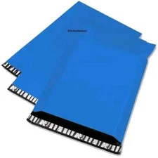 50 10x13 Poly Bags Blue Mailers Shipping Envelopes Couture Boutique Quality Bag