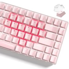 Keycaps - Crystal Jelly Keycaps 60 65 75 100 Percent Shine Through Key caps P...