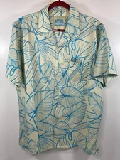 RARE Blizzard HearthStone Perils in Paradise Dev Team Mens Size M Tropical Shirt
