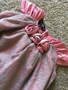 mauve baby girl dress