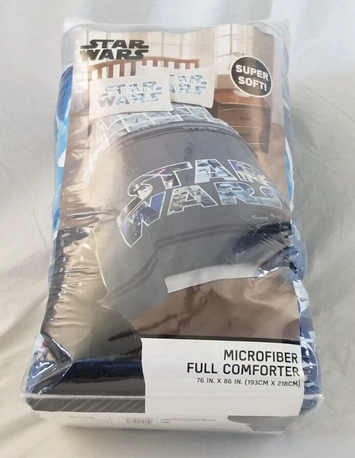 Edredón completo de microfibra Disney Star Wars nuevo en paquete Foto 2 de 4