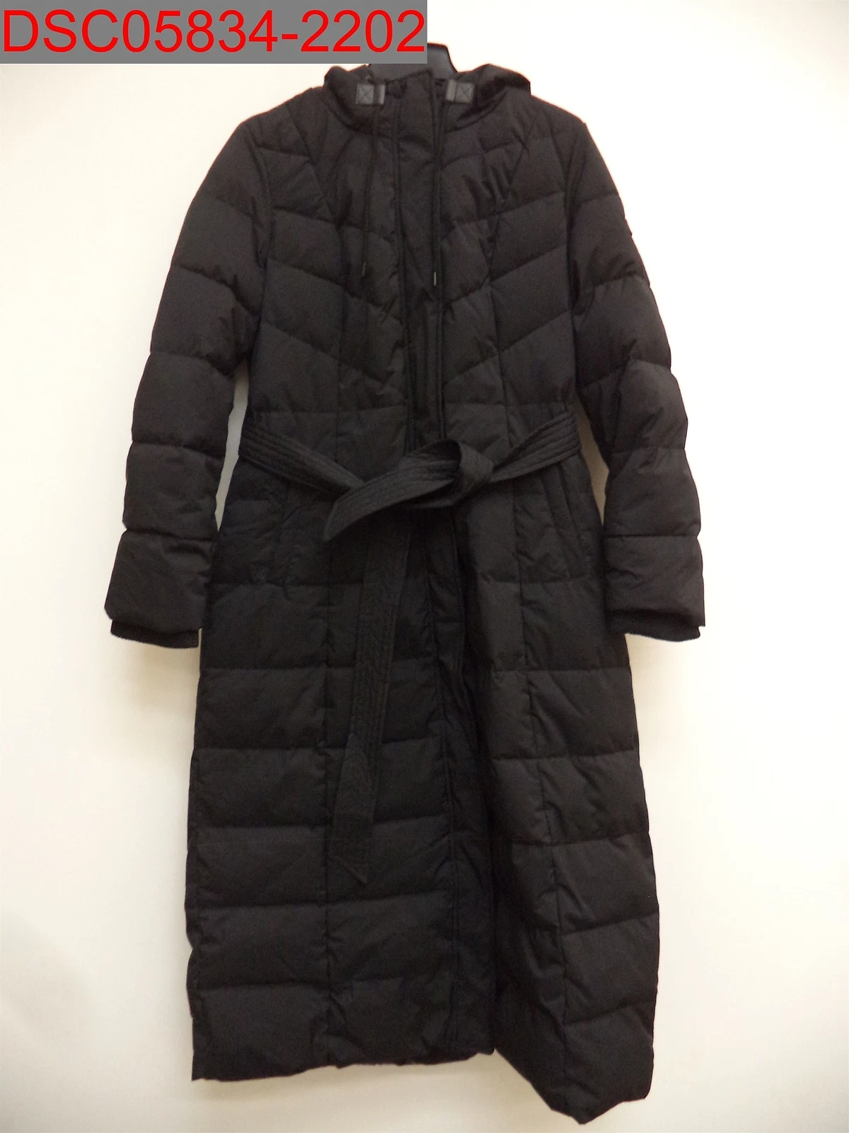 Needs Sewn, Sanctuary Women's Black Belted Water Resistant Coat, M 193371630096