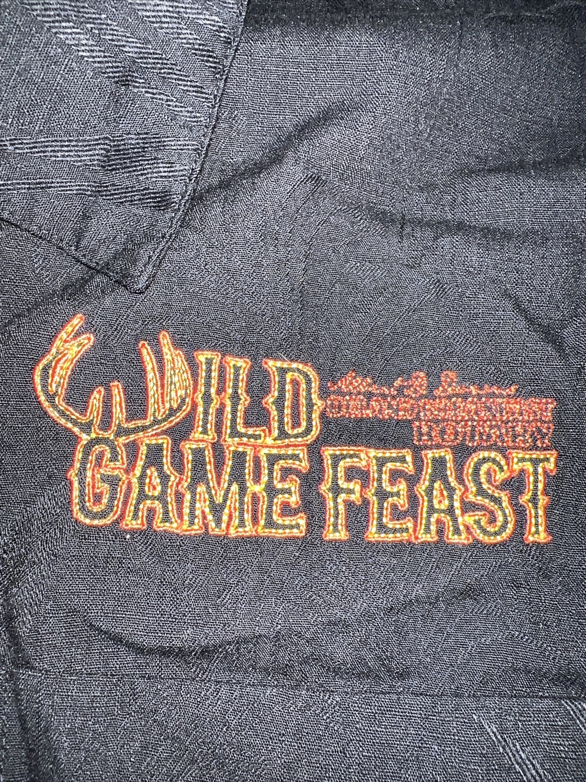 Albert Downs Deland Florida Rotary Wild Game Feast Mens SS Shirt SIZE