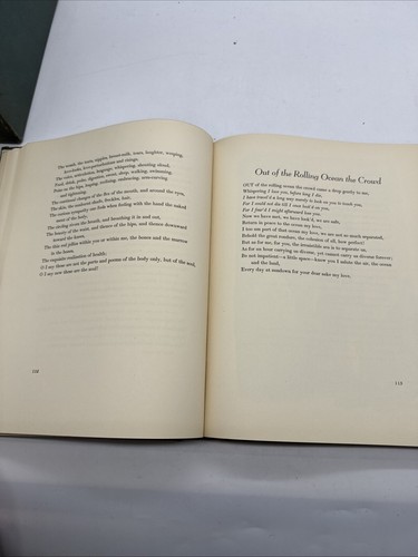 Leaves of Grass by Walt Whitman Doubleday Doran Illustrated 1940 Ed - Picture 7 of 11