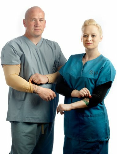 Tatjacket Tattoo Cover Up Concealer 2 Sleeve, Full Arm coverage, Medium, Tan - Picture 5 of 8