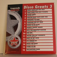 KARAOKE CD G LEGEND SERIES DISCO GREATS 3 VOL-153,Born To Be Alive,Fly Robin