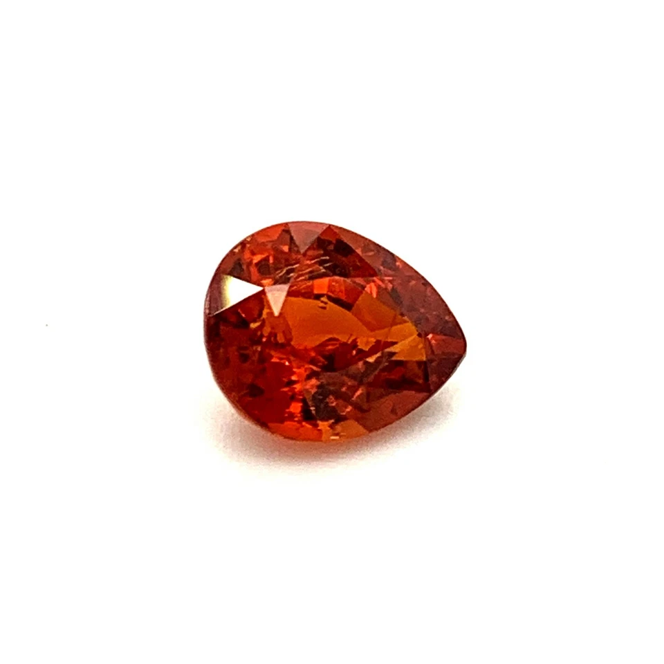 Granada Spessartine 2,17 ct, pera da Namíbia, pedra preciosa natural *vídeo* - Imagem 2 de 4