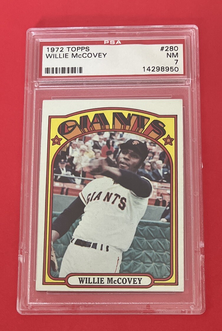 1972 Topps Baseball #280 Willie McCovey PSA 7 NM Near Mint HOF Giants