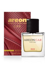 Areon Car Perfume 1.7 Fl Oz. 50ml Glass Bottle Air Freshener, RED
