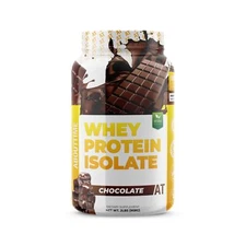 About Time Whey Protein Isolate Chocolate 2lb - 25g Protein, Non-GMO, 0g Fat,...