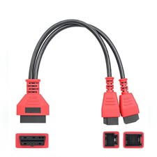 USA FCA 12 8 OBD Cable 12P 8P Red Adapter Fits For Chrysler Dodge