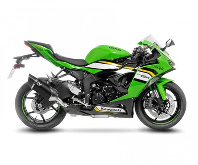 LeoVince Auspuff-Schalldämpfer LV14 R BK Homo E5+ KAWASAKI ZX-6R NINJA 2024 2026