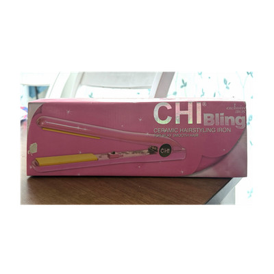CHI Bling Ceramic Flat Iron 1 in Adjustable Heat Pink GF1001RVP