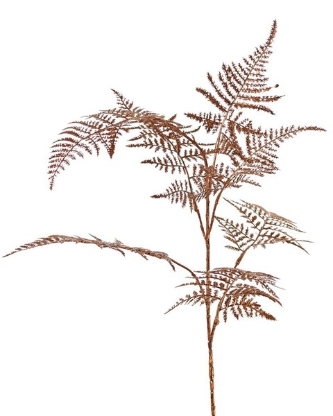 Artplants KüNstlicher Asparagus Plumosus Zweig Giona, Kupfer, 85Cm-image
