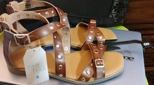 NWT Time and Tru Women  s Studded Gladiator Sandals   Size 8 Summer Outerwear