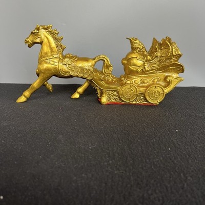 Ma La Bai Cai Zodiac Ma Zhao Cai Bronze Ornament