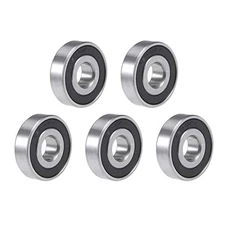 uxcell 16100-2RS Deep Groove Ball Bearing 10x28x8mm Chrome Steel 5pcs