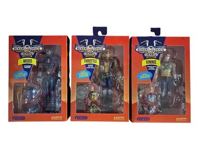 FULL SET 2024 Biker Mice from Mars Vinnie Modo & Throttle Figure Nacelle NIP