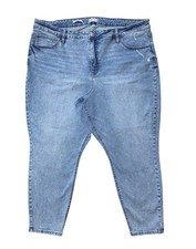 Ava Viv Womens High Rise Skinny Blue Denim Jeans Casual Stretch Plus Size 26