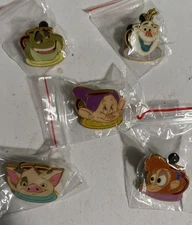 Disney TEA POT Only Pins lot of 5