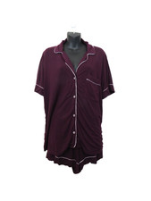 Eberjey size Medium Pajama Set Two Piece Shorts Top Purple