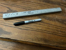 1/2" x 1" x 12" Stainless Steel Flat Bar