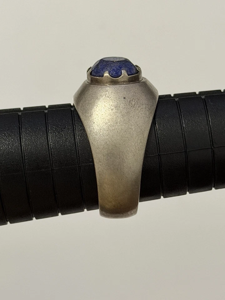 Ring Men’s Ruby Solid Silver 925 - Image 4 of 4