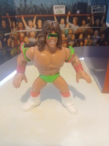 WWE Mattel Retro Series 1 Ultimate Warrior Wrestli...