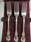 TOWLE Old Master Sterling Silver Dinner Forks - Set of 3 - 7  1/8" No Monogram