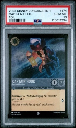 Captain Hook Forceful Duelist PSA 10
