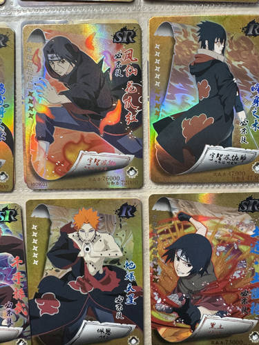 Naruto Kayou Akatsuki Set + Uchiha Itachi Sasuke Obito, Pain Holo SR/R Nm SC/HY - Picture 2 of 4