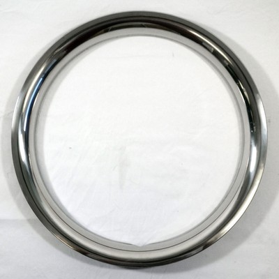 Set Of 4 Chrome Wheel Trim Rings For 16-Inch Steel Wheels – 1.5" Deep, Clip-On Style