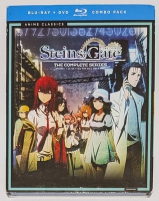 Steins;Gate - The Complete Series (Blu-ray, DVD) w/ Slipcover Anime Classics