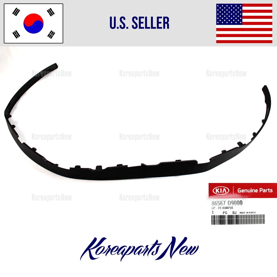 Front Bumper Lower Deflector LIP 86567D9000 ⭐OEM⭐ Kia Sportage 2.4L 2017-2019 - Image 3 of 3