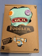 New in Box Fuggler Budgie #41 9" ZURU Funny Ugly Monster Gaptooth McGoo Plush