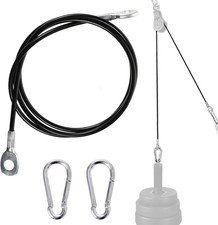 Fitness Pulley Cable, Gym Replacement Cable Heavy Duty Steel Wire Rope Fitness C