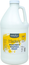 Kids Tempera Paint Washable White 64 oz Classroom Safe Non-Toxic Kid Artists
