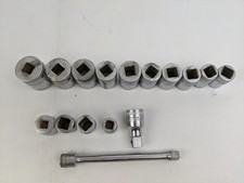Snap On Tools Vintage Socket Wrench Set 16pcs Made In Usa