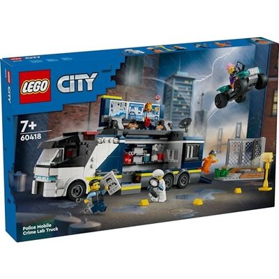 Watiページ LEGO 60418 City Polizeitruck mit Labor 5 Minifiguren Quad
