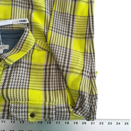 NUEVO CON ETIQUETAS Outerknown Camisa Manta a Cuadros 100% Algodón Abotonada Lima Para Mujer Talla XS - Imagen 12 de 16
