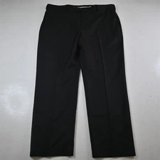 NEW Perry Ellis 40x30 Black Travel Luxe No Iron Dress Mens Pants